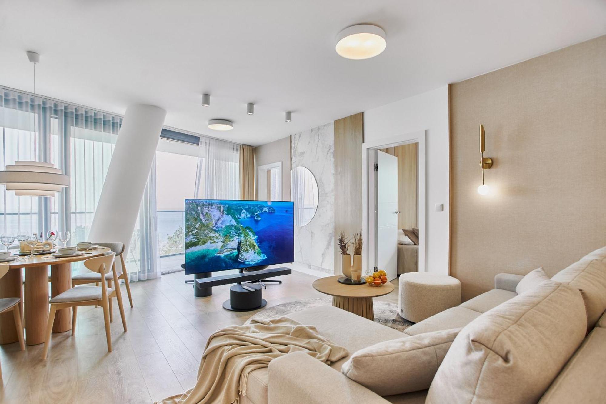 Wave Beachfront Family Apartment Miedzyzdroje Eksteriør billede