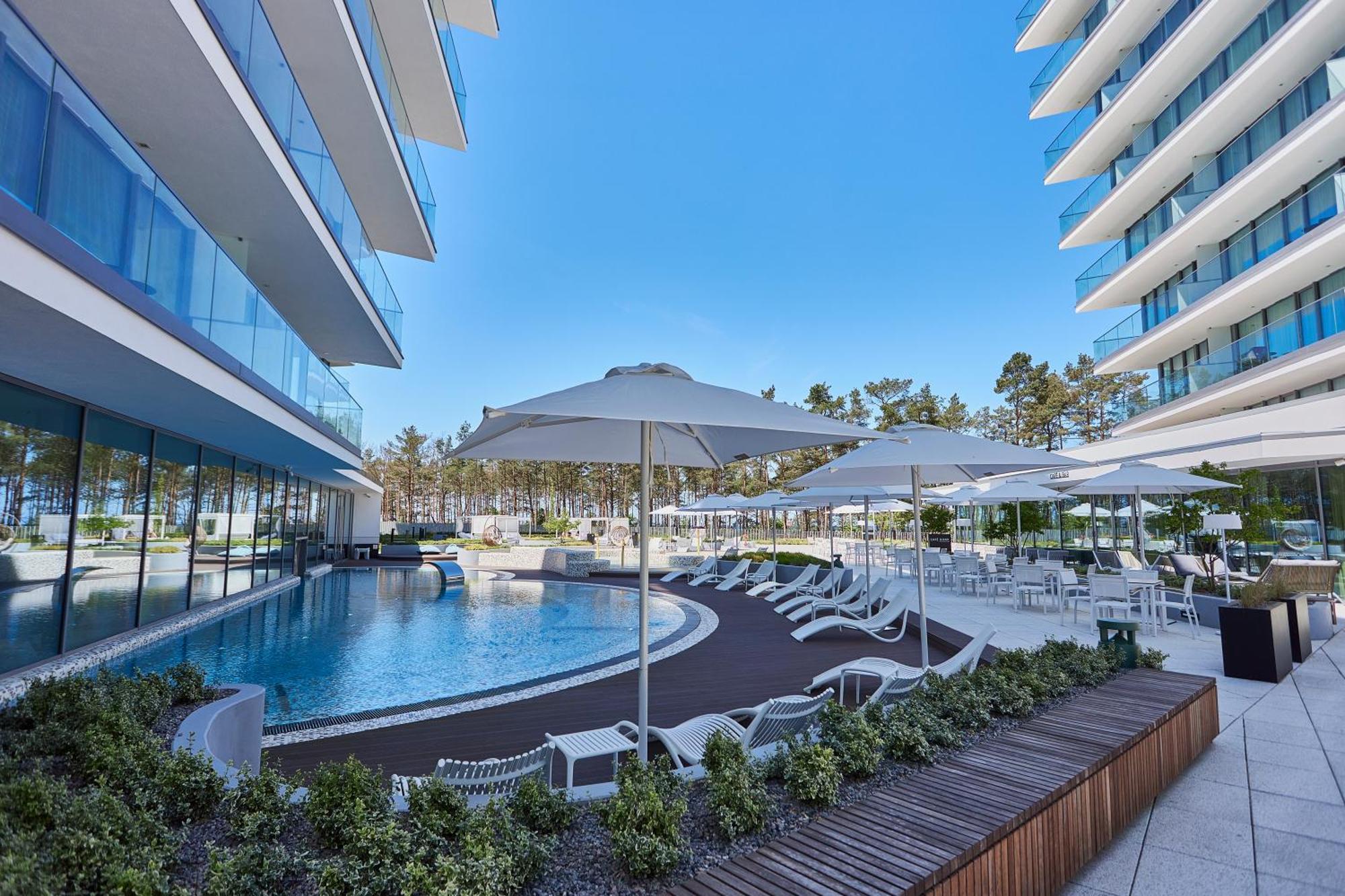 Wave Beachfront Family Apartment Miedzyzdroje Eksteriør billede